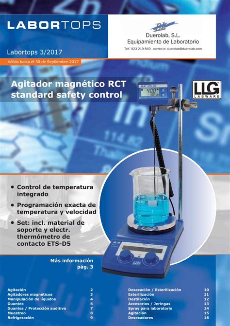 PDF Agitador magnético RCT standard safety control 5 colores 3