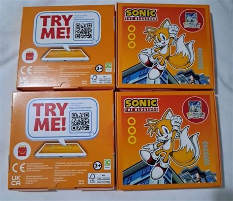 New X Mcdonald S Sonic The Hedgehog Friends Tails Mosaic