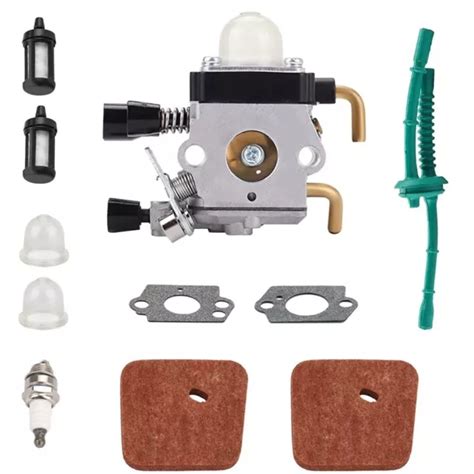 New Carburetor For Stihl Fs55 Fs55r Fs55rc Km55 Hl45 Km55r Fs38 W Fuel Line Kit 38 43