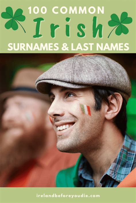 Top 100 Irish Surnames Ranked In Order Of Popularity Artofit