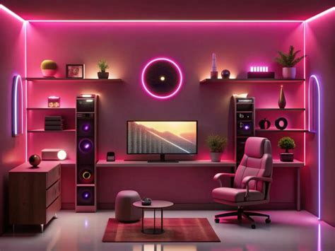 3d Rendering Of Gamer Room Illustration Premium Ai Generated Image