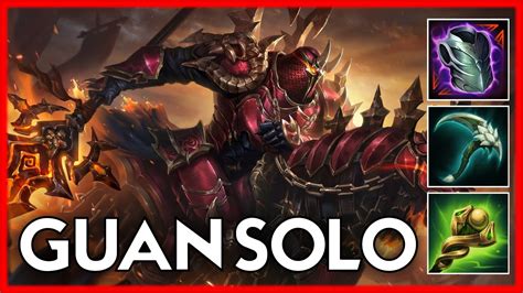 The Broken Meta Guan Yu Build Gm Spl Solo Ranked Conquest Youtube