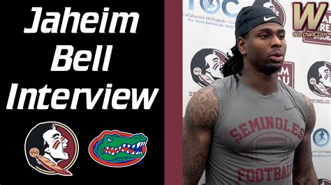 FSU Football Florida State TE Jaheim Bell On Florida Matchup Tate