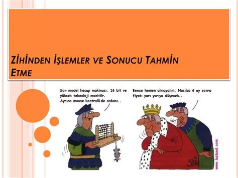 PPT Zİhİnden İşlemler ve Sonucu Tahmİn Etme PowerPoint Presentation