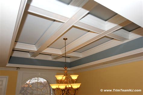 Coffered Ceilings And Beams Classique Entr E New York Par Trim