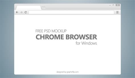 Free Psd Mockup For Chrome Browser On Windows Super Dev Resources