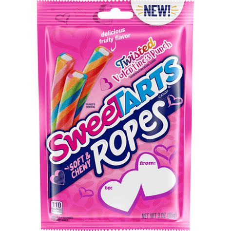 Sweetarts Ropes Twisted Valentines Punch Soft And Chewy Valentines Candy 3 Oz Pack Shop