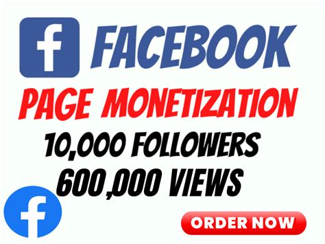 K Real Facebook Followers And Facebook Page Monetization Upwork