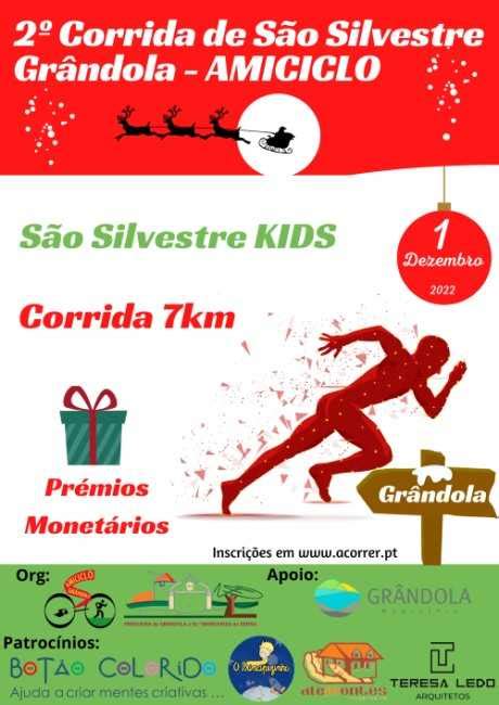 2ª Corrida São Silvestre Grândola AMICICLO Portugal Running