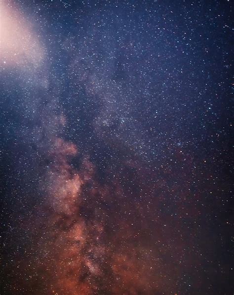 Céu Estrelado Da Noite Via Láctea Fundo Escuro Abstrato Foto Premium