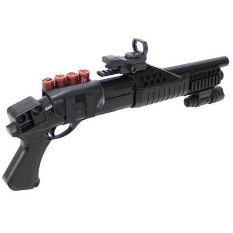 Fusil Pompe M A Sawed Avec Lampe Red Dot Agm Phenix Airsoft