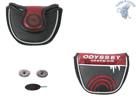 Odyssey White Ice Putter Headcover MALLET with Weights - Clubs n Covers ...