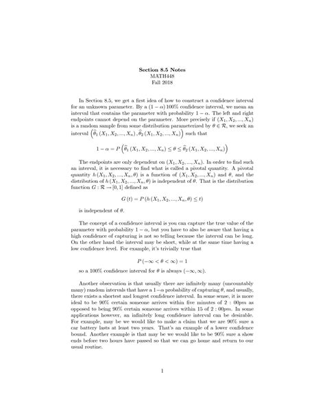 Solution Confidence Intervals Part Studypool