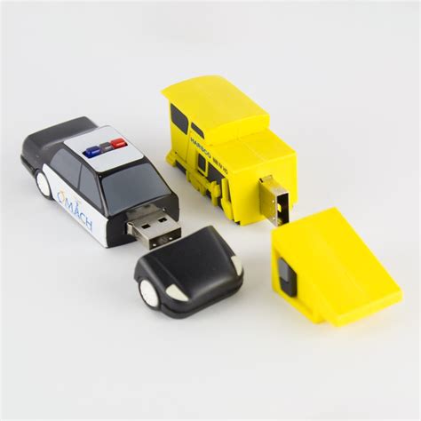 Custom Shaped 3D Rubber USB Drive - Premium USB