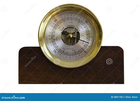 Barometer Stock Image Image Of Pressure Meteorologist 5801745