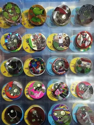 Tazos Plantas Vs Zombies 100 Diferentes En Venta En Ecatepec De Morelos