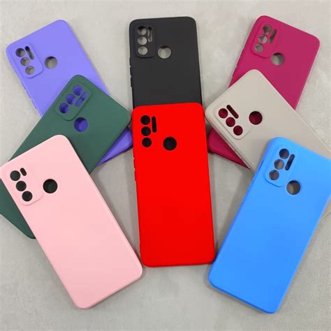 Capa Moto G60 Silicone Aveludada Protege Câmera Colorida Capinha Anti