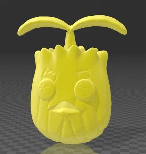 Sunkern Toy With Face 3d Model 3d Printable Cgtrader