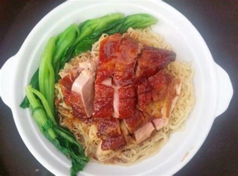 Roasted Duck Dry Noodle My Kho Vit Quay Roast Duck Quay Pho Love