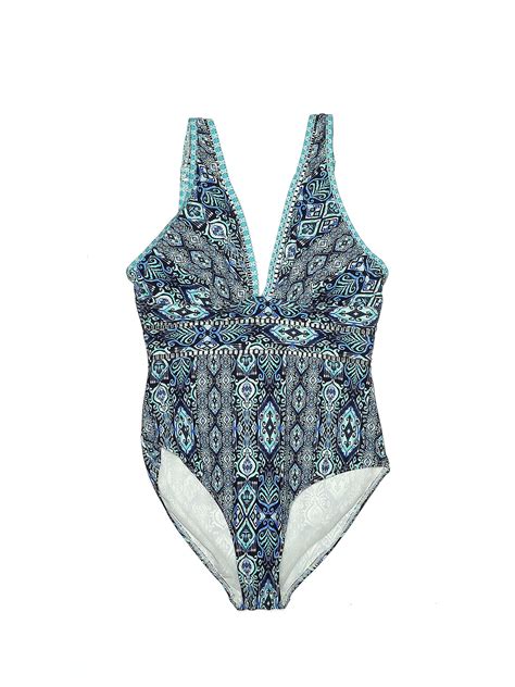 Sea Level Australia Multi Color Blue One Piece Swimsuit Size 12 63 Off Thredup