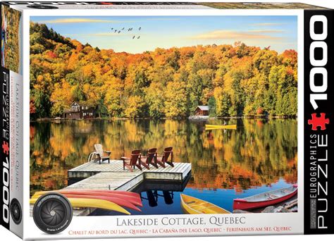 Puzzle Casa En El Lago Quebec De Eurographics En Puzzles Tu Me