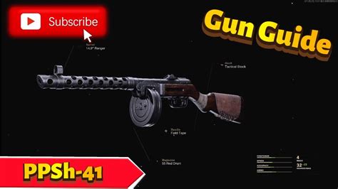 PPSh 41 SMG WERTE BESTE KLASSE SETUP COLD WAR GUN GUIDE Deutsch