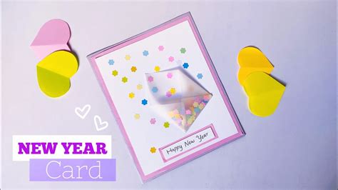 Happy New Year Card Making Diy New Year Card Ideas Easy And Simple