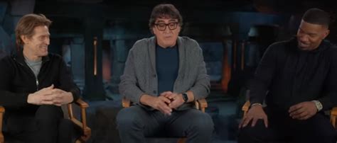 Willem Dafoe Green Goblin Alfred Molina Doc Ock And Jamie Foxx Electro Discuss Where