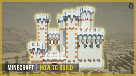 Minecraft How To Build A Desert Castle Tutorial Youtube