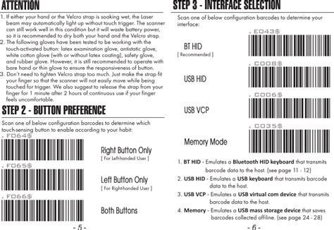 Wasp Barcode Technologies Wws550sbr Barcode Scanner User Manual