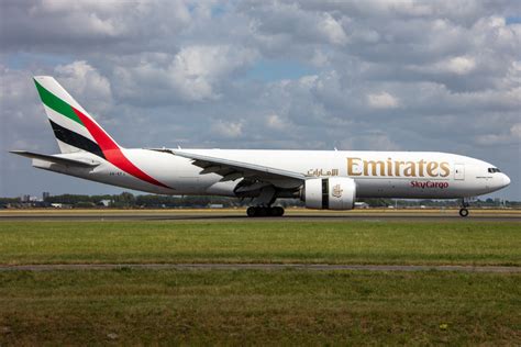 Emirates Sky Cargo A6 EFJ Boeing B777 F1H 02 07 2023 AMS