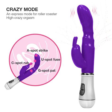 Multispeed Vibrator G Spot Massager Dildo Rabbit Female Adult Sex Toy Purple Ebay