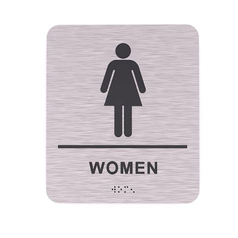 Cosco Ada Men Women Combo Pack Restroom Signs 6 X 9 Pack Of 2