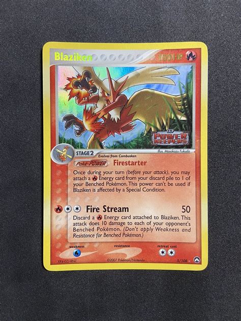 Pokemon Blaziken Card