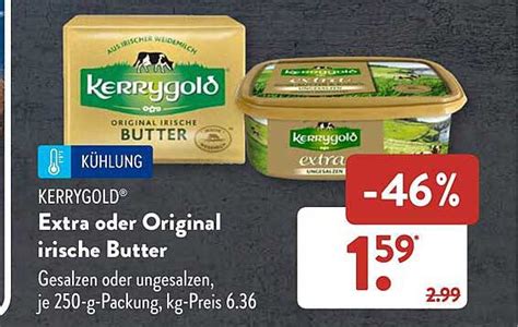 Kerrygold Extra Oder Original Irische Butter Angebot bei ALDI SÜD