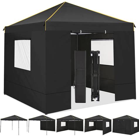 Hoteel X Pop Up Canopy Tent With Removable Sidewalls Waterproof