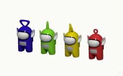 among us teletubbies 3d models 【 STLFinder