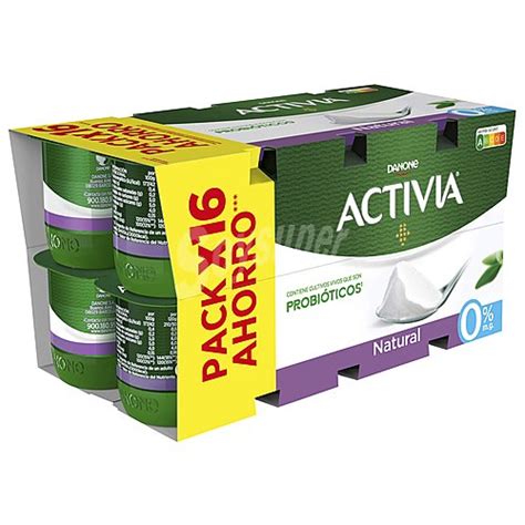 Activia Danone Activia Bífidus desnatado 0 materia grasa y sabor