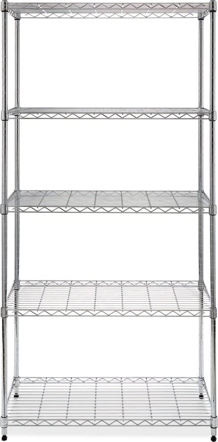 Seville Classics 5 Tier Steel Wire Wheeled Shelving Shopstyle Home Office