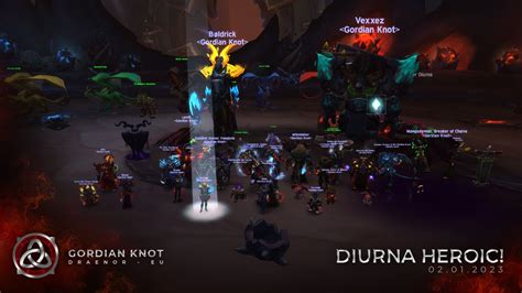 Broodkeeper Diurna Heroic Down Gordian Knot Wow Guild