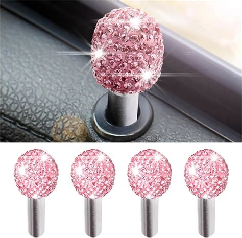 Amazon Belomi Pcs Bling Car Inner Door Lock Covers Crystal