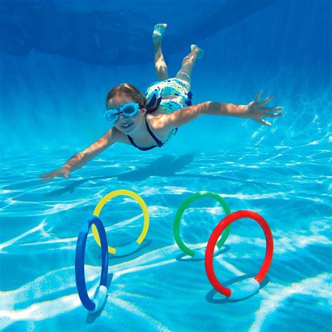 17Pcs Underwater Swimming Diving Pool Toys Kids Fun Dive Training Toy