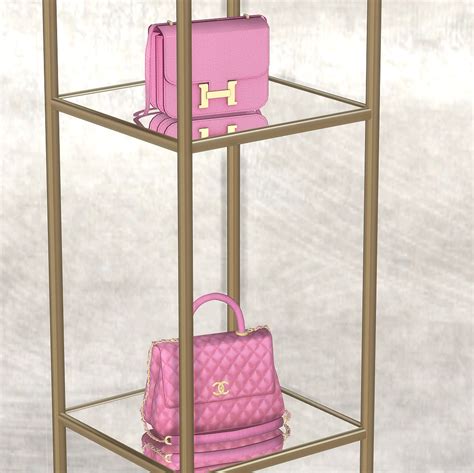 PlatinumLuxeSims Xplatinumxluxexsimsx Luxe Mirrored Shelving