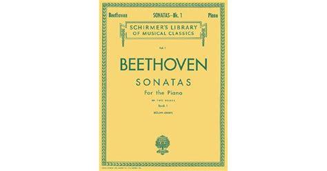 Sonatas Book Schirmer Library Of Classics Vol By Ludwig Van