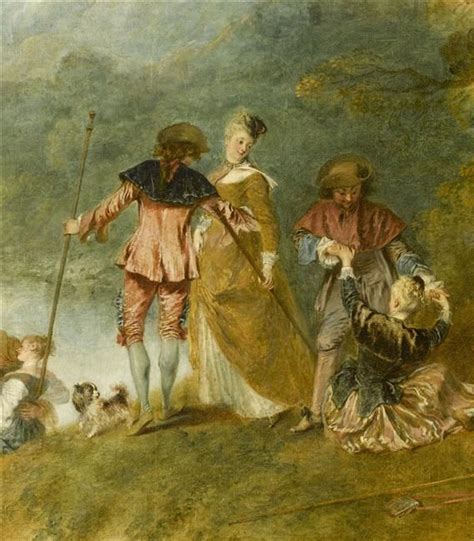 Jean Antoine Watteau P Lerinage L Le De Cyth Re D Tail