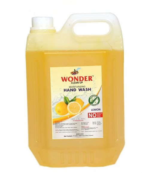 Liquid 5 Liter Wonder Lemon Moisturizing Hand Wash Can At Rs 210 In