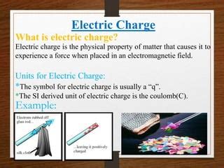 Electricity,electric charge,electric current and electric circuit | PPT