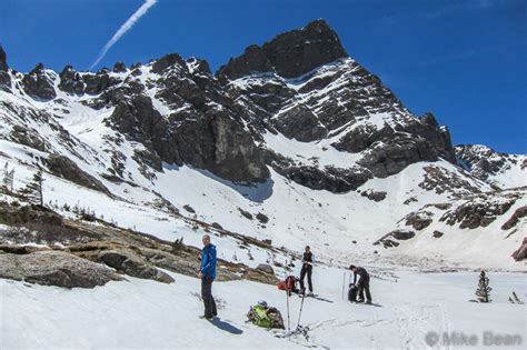 Crestone Needle Ski Descent Carls Finisher Through Polarized Eyes