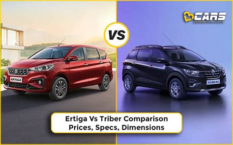 Ertiga Vs Triber Comparison Prices Specs Dimensions