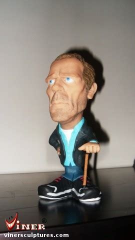 Funny Caricature Sculpture By Mike K Viner Gallery Hugh Laurie